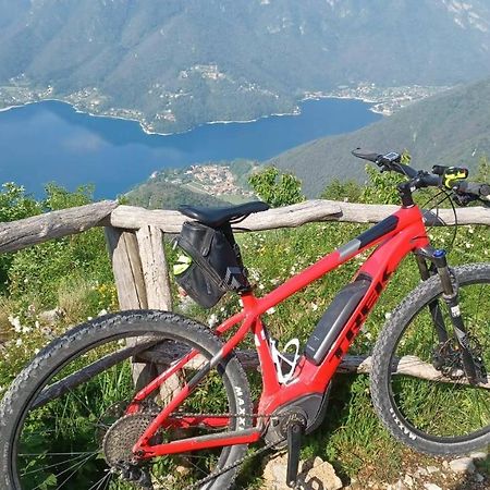 Ca' Albano Lägenhet Mezzolago Exteriör bild