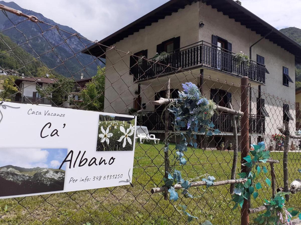 Ca' Albano Lägenhet Mezzolago Exteriör bild